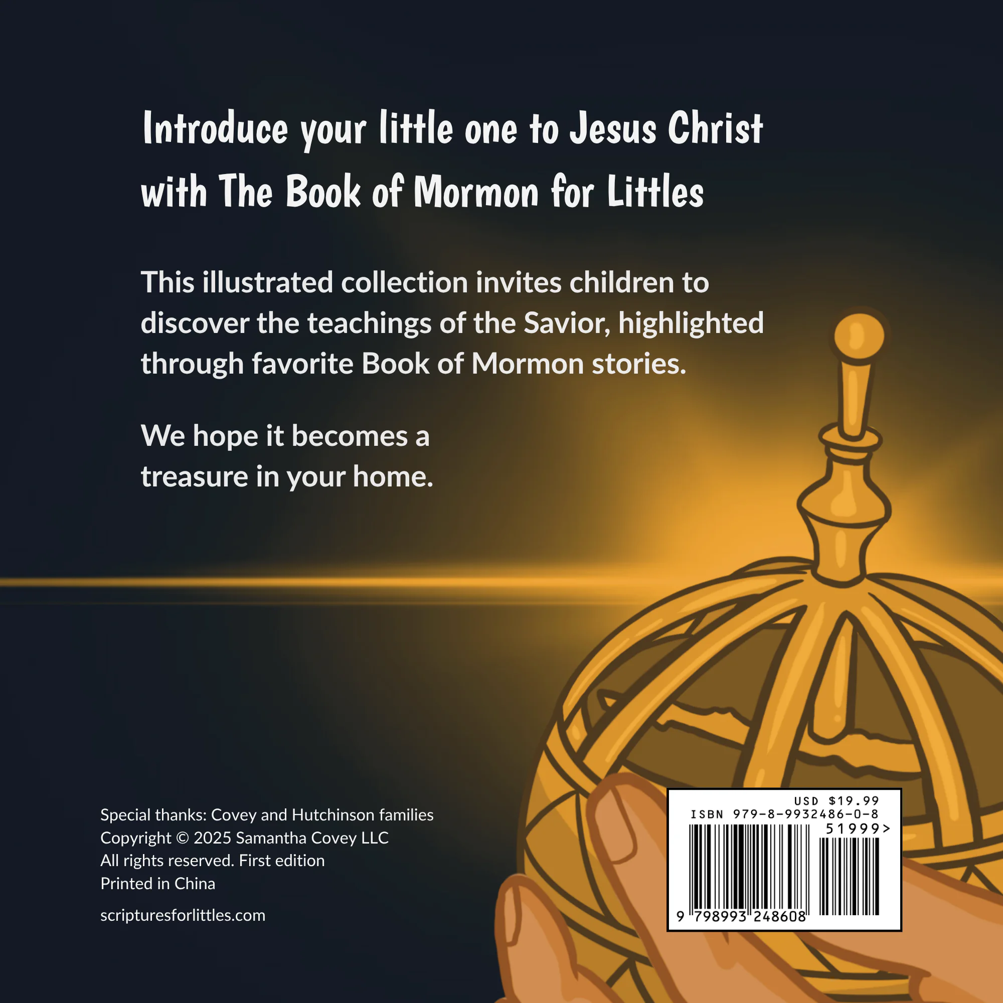 Back cover of The Book of Mormon for Littles